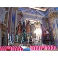 Magliolo - Statue dei Santi Cosma e Damiano all'interno del Santuario (Foto R.Roncato)