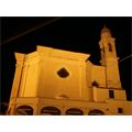 Magliolo - Il santuario S.S. Cosma e Damiano con le luci della sera (Foto R.Roncato)