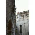 Il campanile di San Biagio dall'interno di Porta Reale - Foto R.Roncato