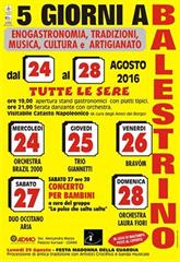 5 giorni a Balestrino 2016