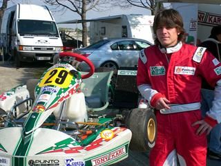 Pagani e il kart messo a punto nella pausa stagionale 2007/2008