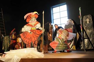 Teatro Sacco - Preparativi mostra Luzzati