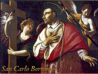 Un'opera con San Carlo Borromeo