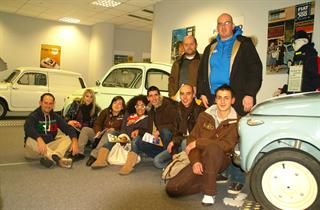 I visitatori al museo delle Cinquecento
