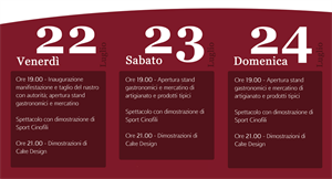 Il programma della sagra
